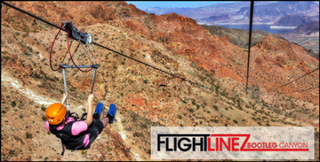 You'll fly at speeds up to 60+ MPH during your 3-hour adventure with FLIGHTLINEZ Bootleg Canyon in Boulder City.